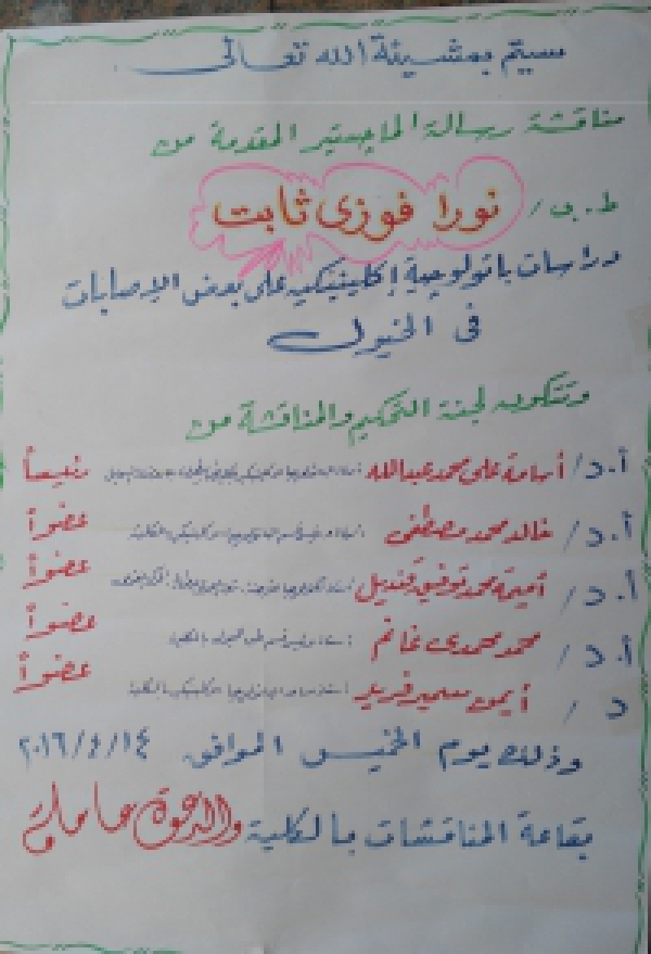 Master Dissertation Discussion of the Researcher\ Noura Fawzy Thabet