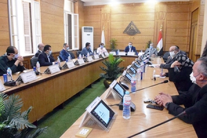 The building of surgery in Benha University's hospital is intended to isolate those who tested positive of Covid-19 pandemic