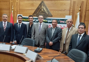 El Saeed congratulates the student \ Mohammed Zaky for his Winning of Benha Students' Presidency